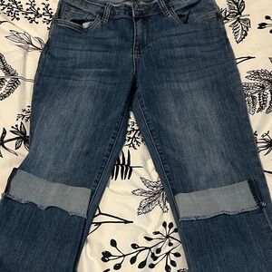 Kut from the Kloth Dark Blue Asher Straight Leg Jeans